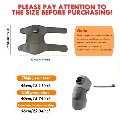 Cordless Knee Massager with Heat & Vibration for Arthritis Relief