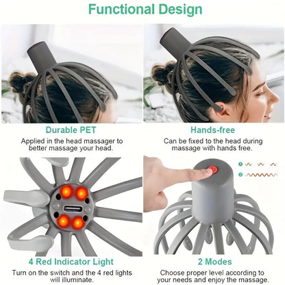 Smart Electric Head Massager – Relieves Headache & Relaxing