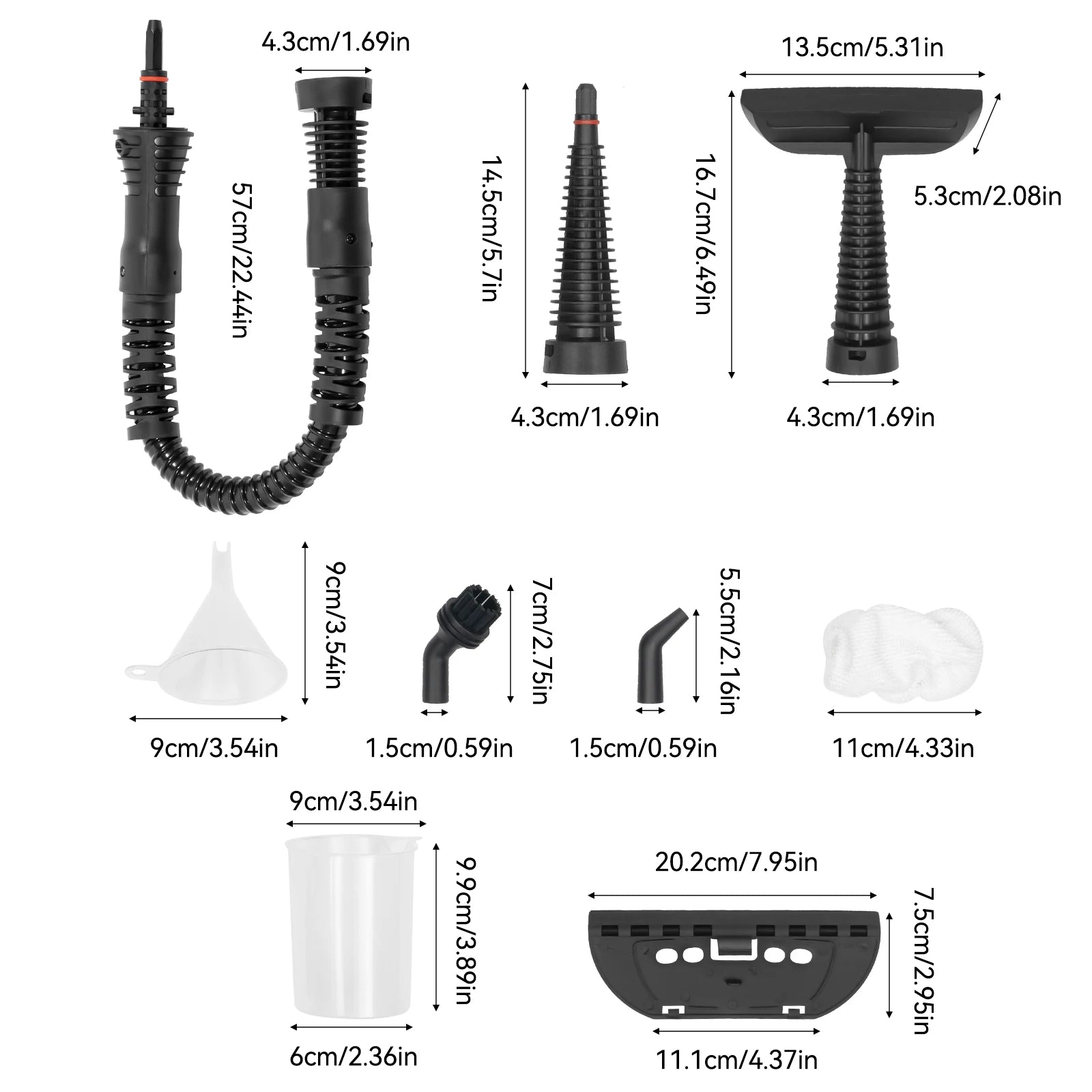 Pressurized Handheld Steam Cleaner - Chemical-Free Deep Cleaning for Multi-Surface