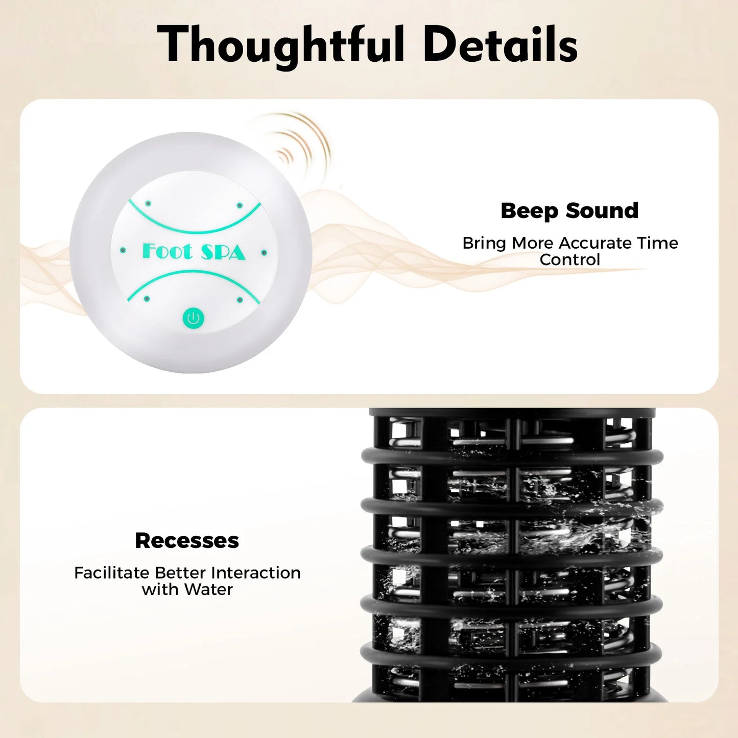 Ionic Detox Foot Bath Spa Machine, 30-Min Auto Timer, Portable Home Use for Body Relaxation, Immune Support & Toxin Removal