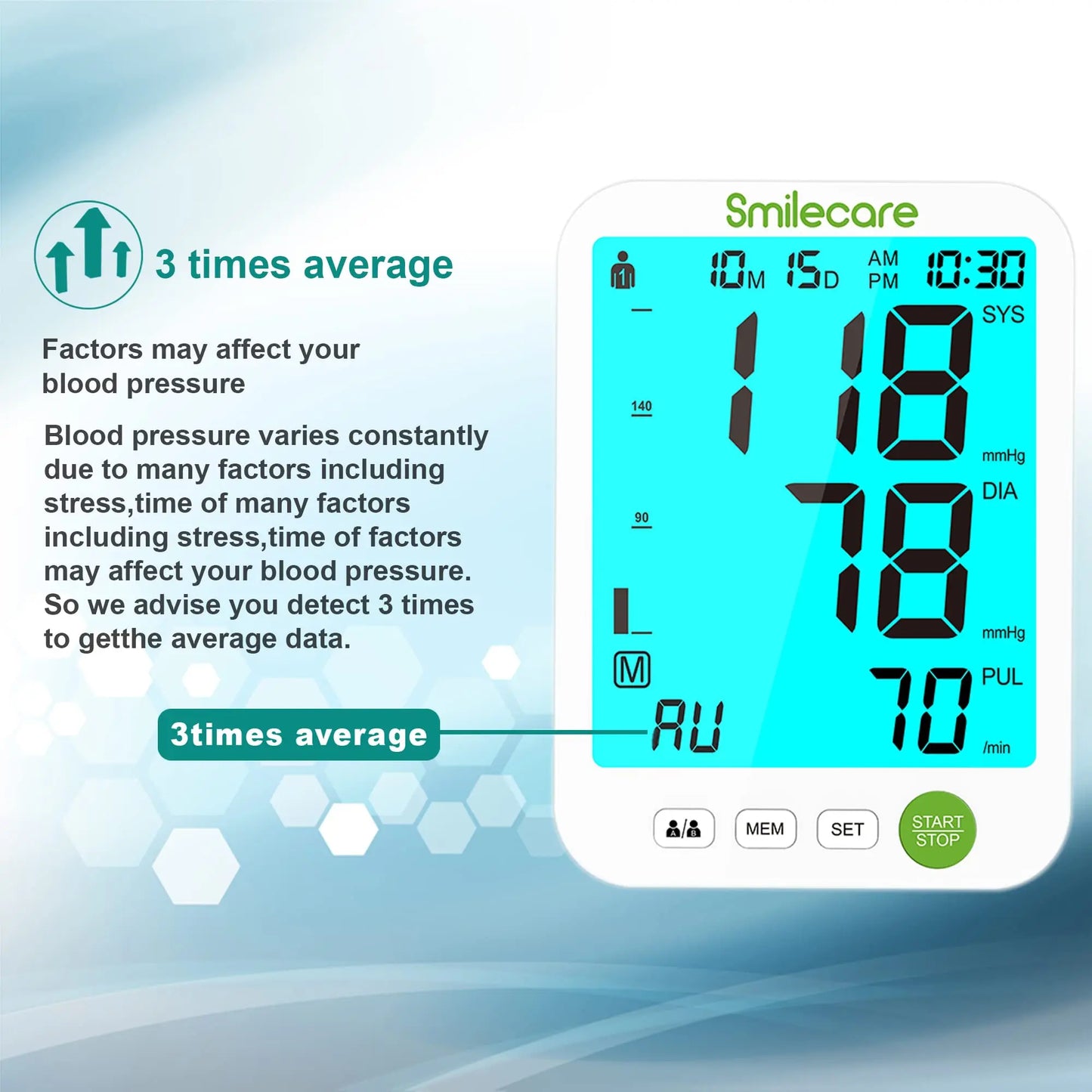 Automatic Blood Pressure Monitor – Accurate Arm Measurement