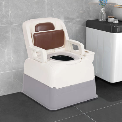 Comfort-Grip Bedside Commode: Non-Slip, Padded Mobility Aid
