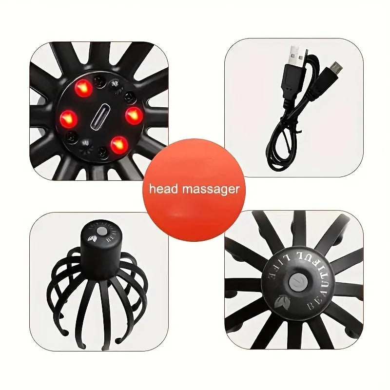 Smart Electric Head Massager – Relieves Headache & Relaxing