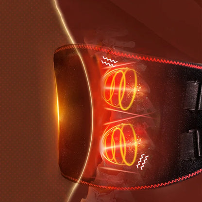 Cordless Heated Waist Massager with Vibration – Back Pain Relief