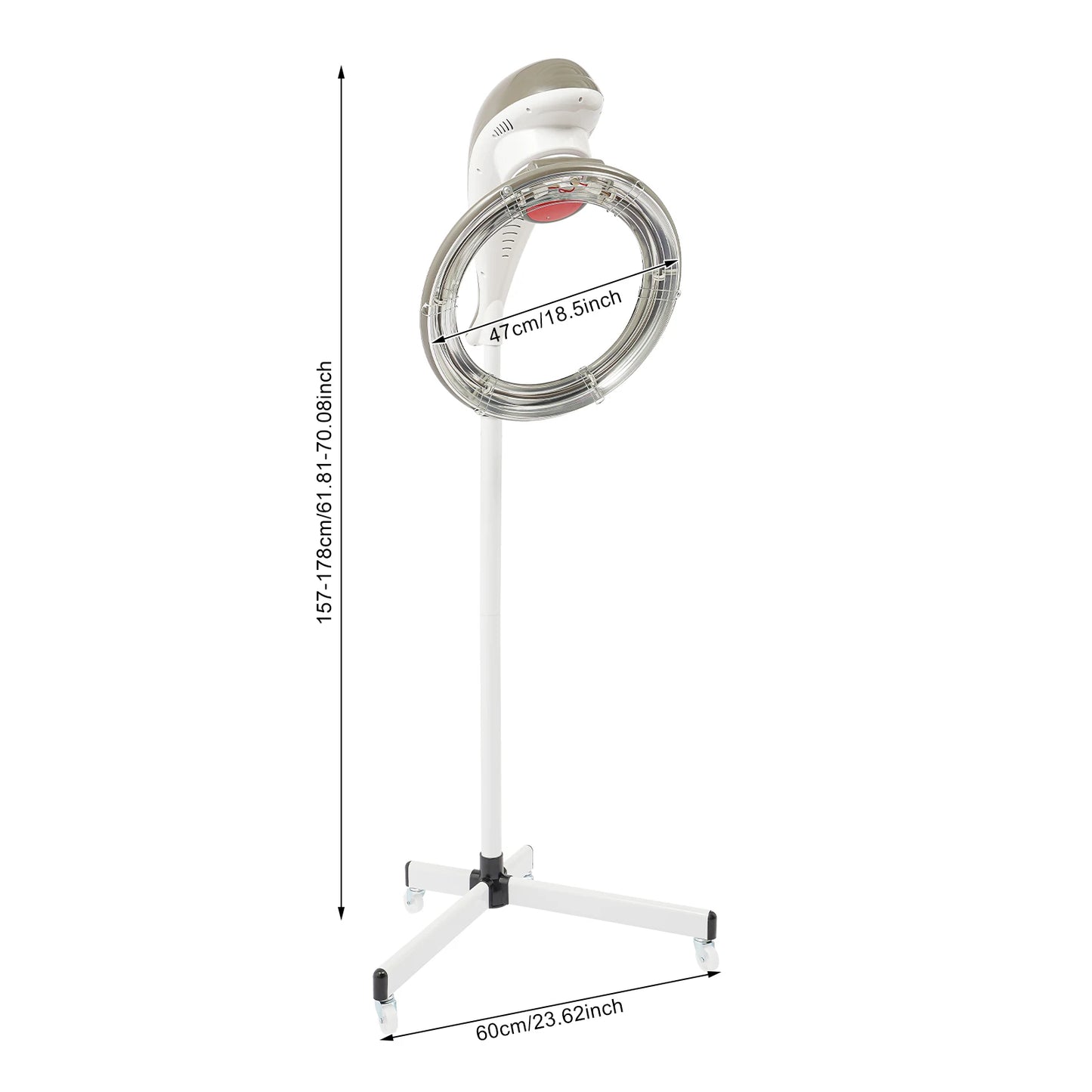 Professional Hood Dryer: Adjustable Salon-Grade Infrared Heat